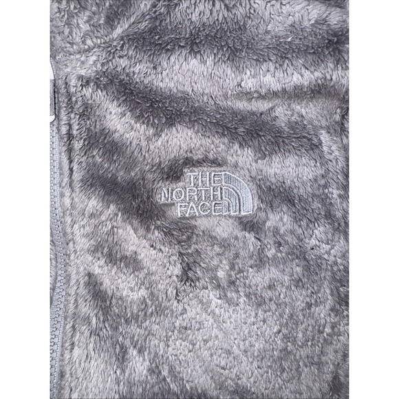 The North Face Osito Jacket Women's‎ M Mock Neck Gray Fleece Full Zip Outdoor - Picture 3 of 8